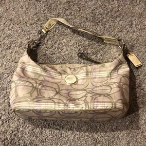 COACH bag, good condition! one small stain the size of a pen tip, see picture